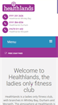 Mobile Screenshot of healthlands.co.uk