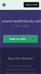 Mobile Screenshot of healthlands.net